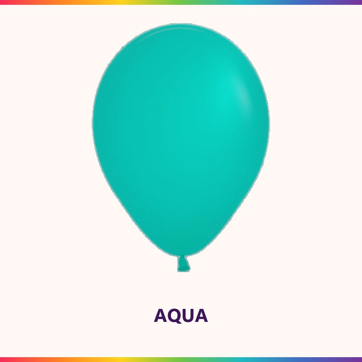 Fashion Aquamarine single latex balloon colour