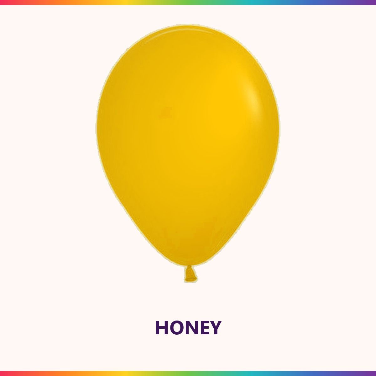 Fashion Honey Yellow single latex balloon colour