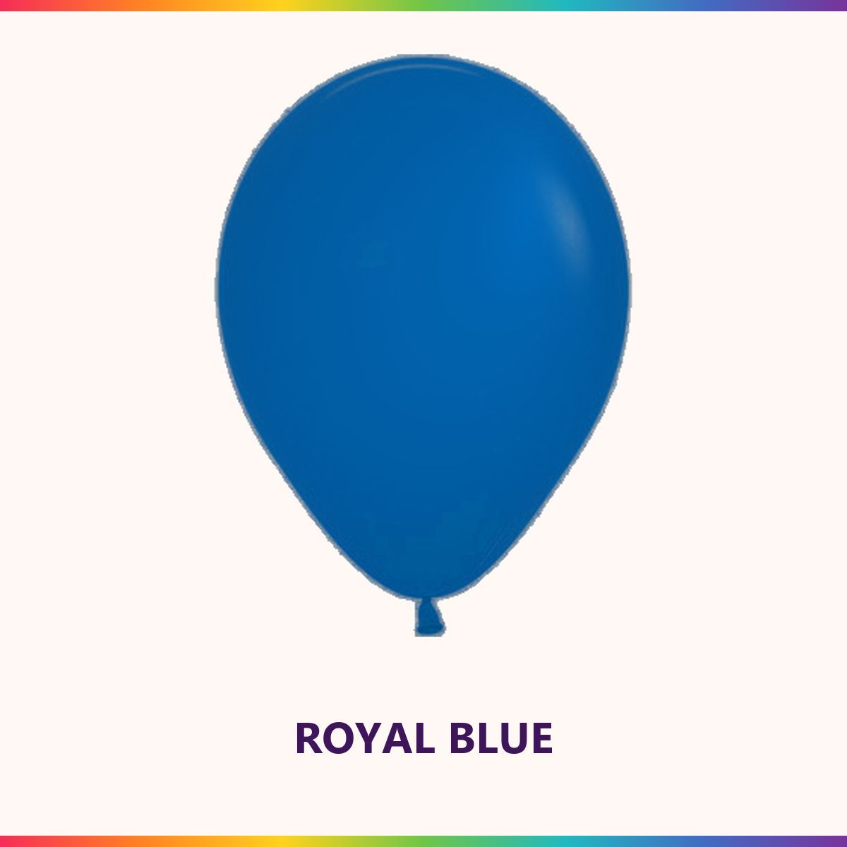 Fashion Royal Blue single latex balloon colour