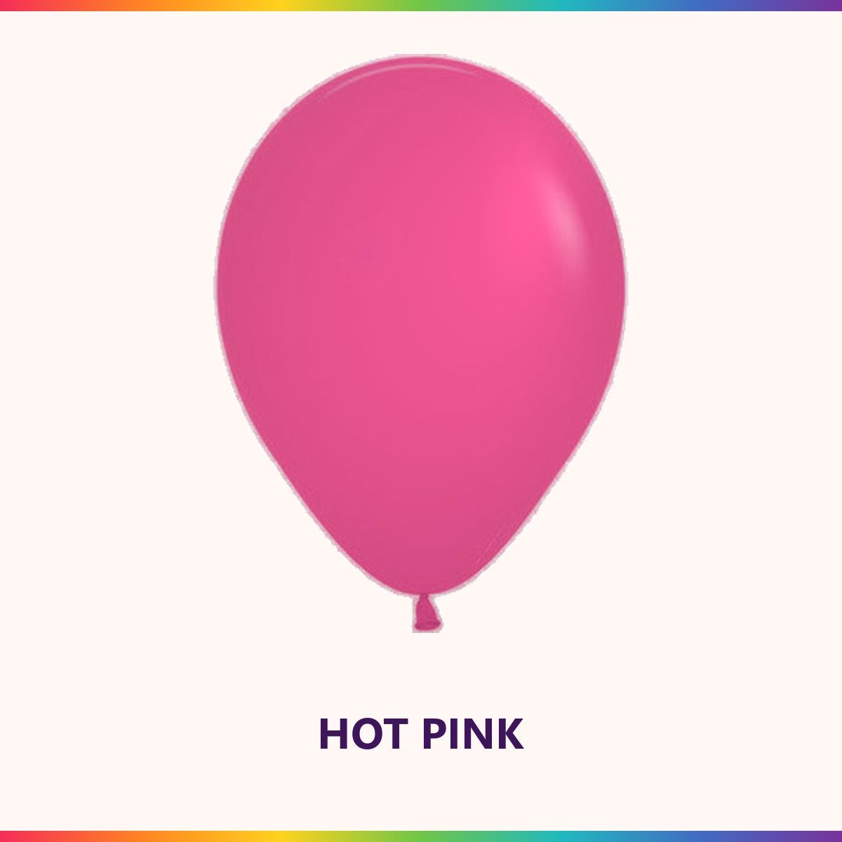 Fashion Fuchsia single latex balloon colour