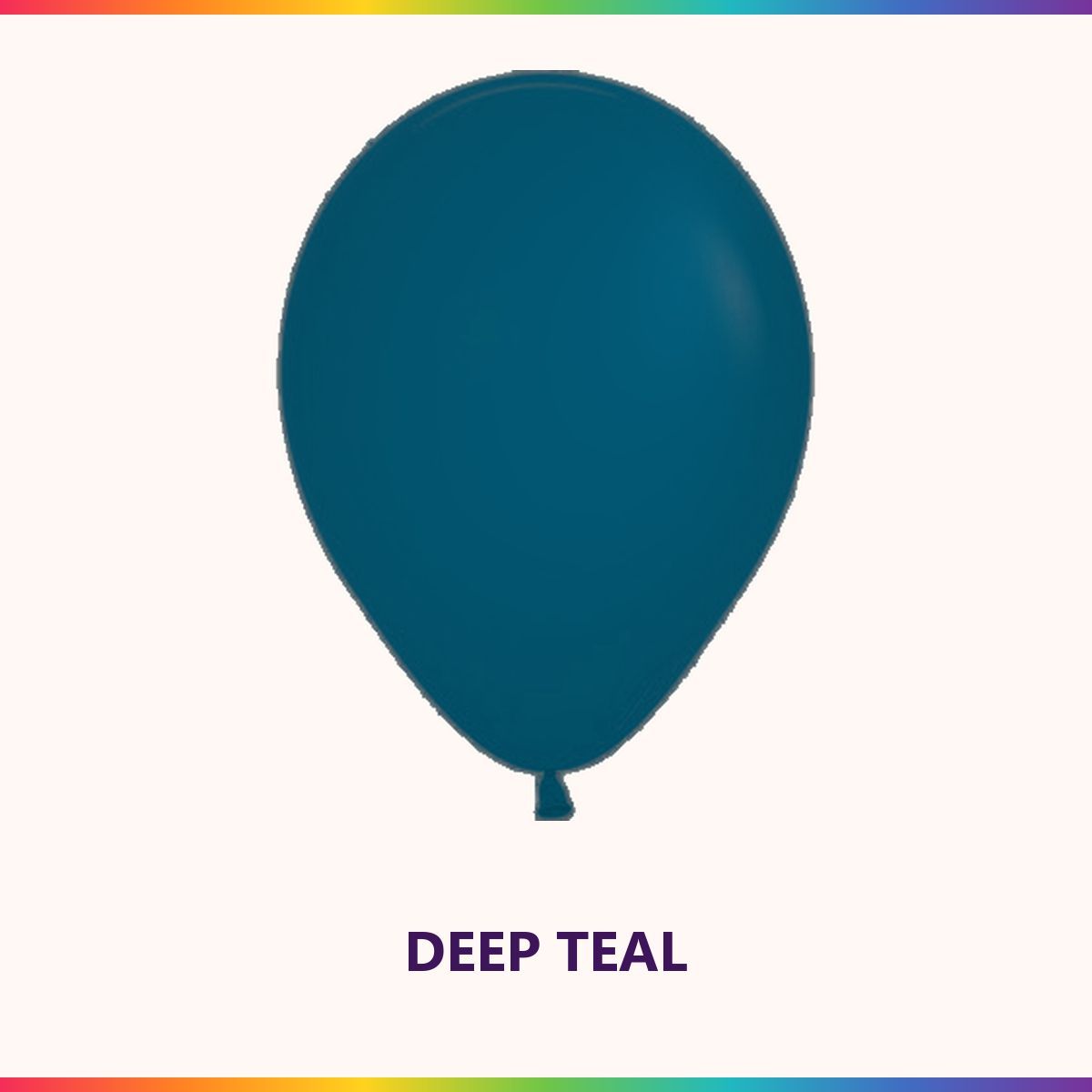 Fashion Deep Teal single latex balloon colour