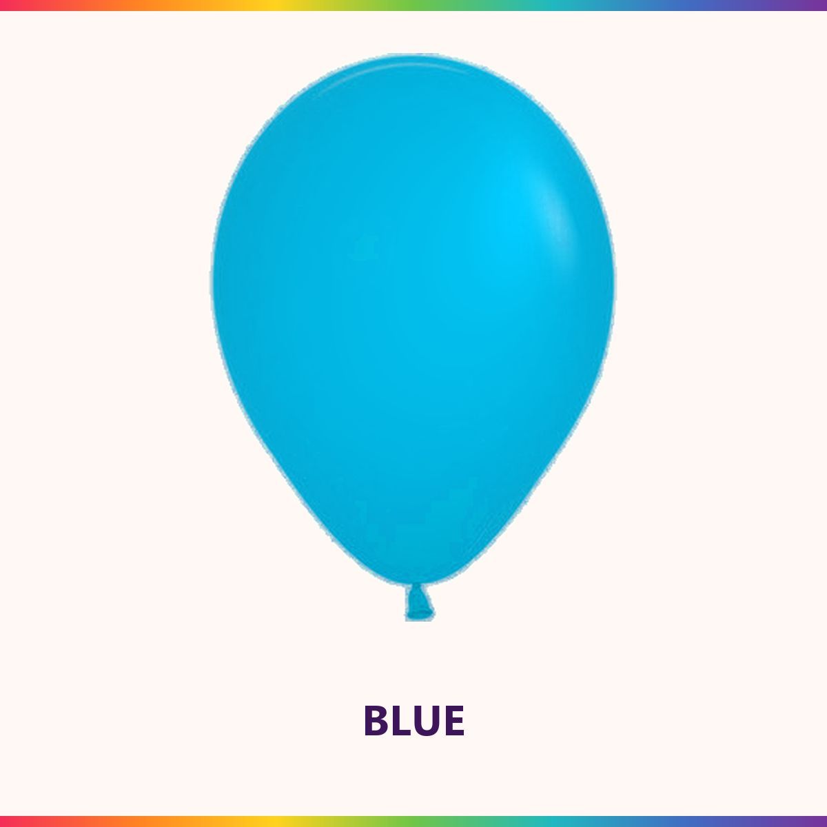 Fashion Blue single latex balloon colour