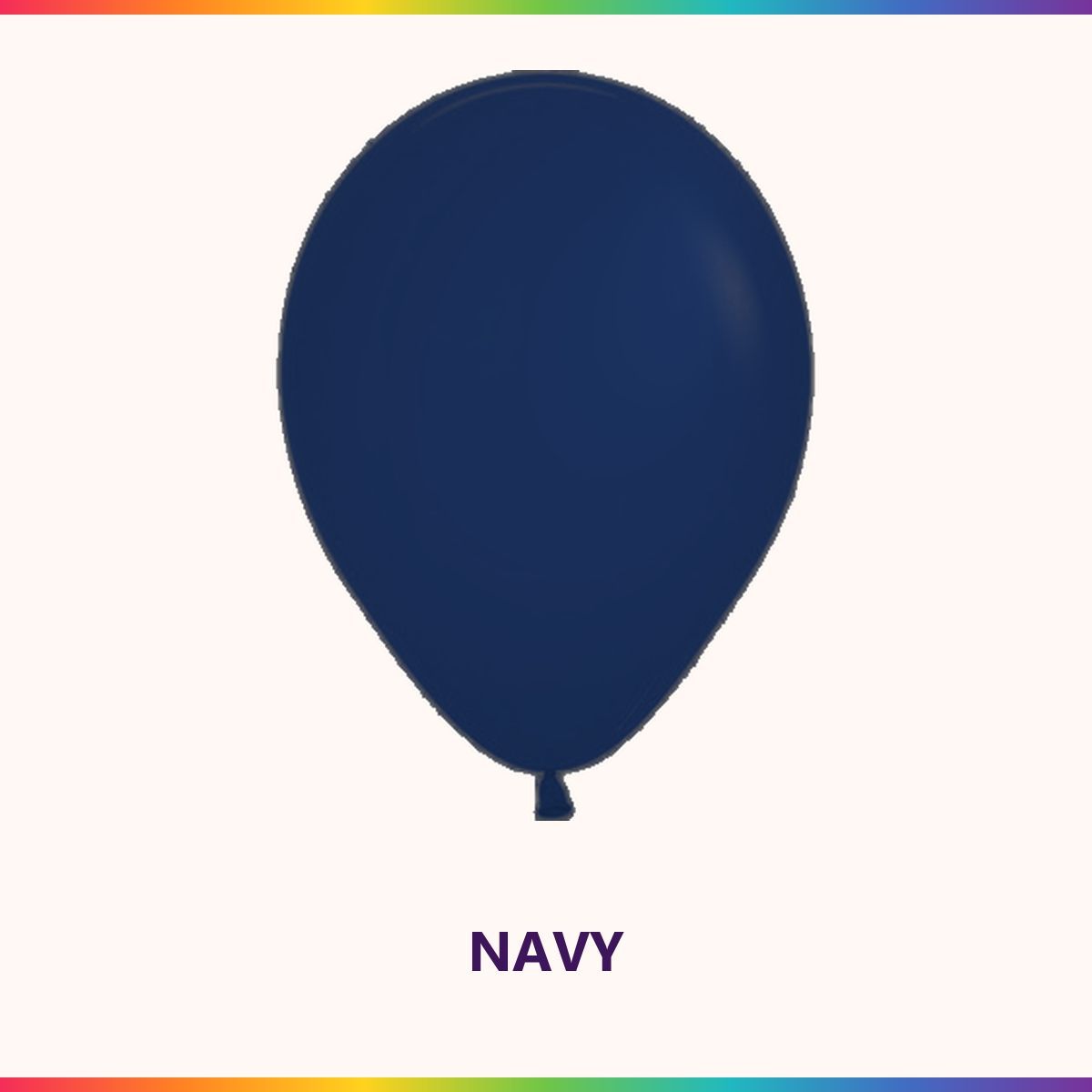 Fashion Navy Blue single latex balloon colour