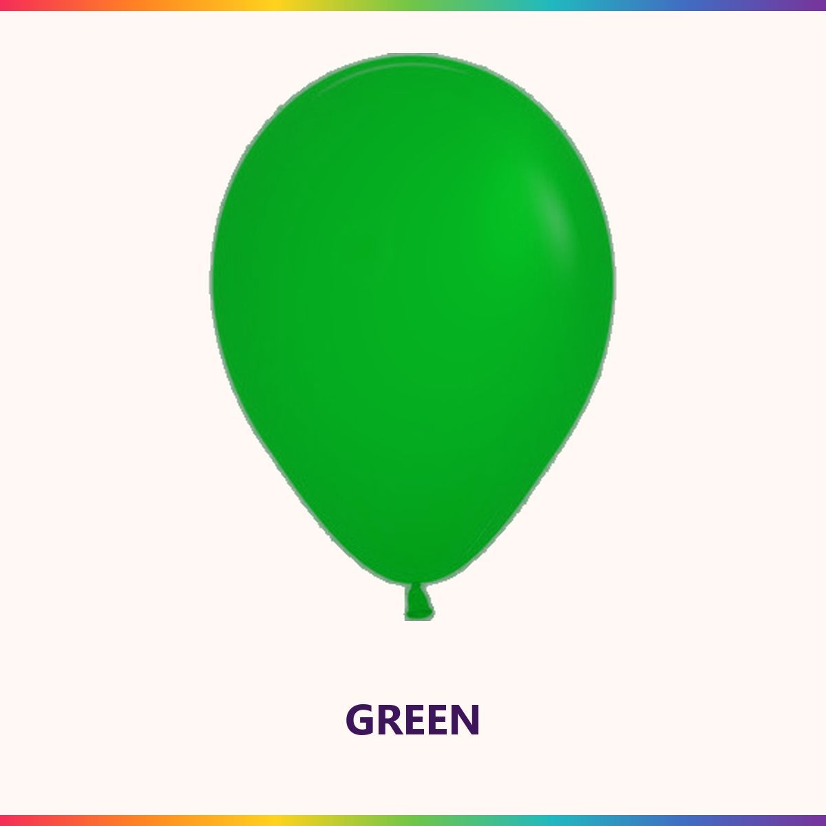 Fashion Shamrock Green single latex balloon colour