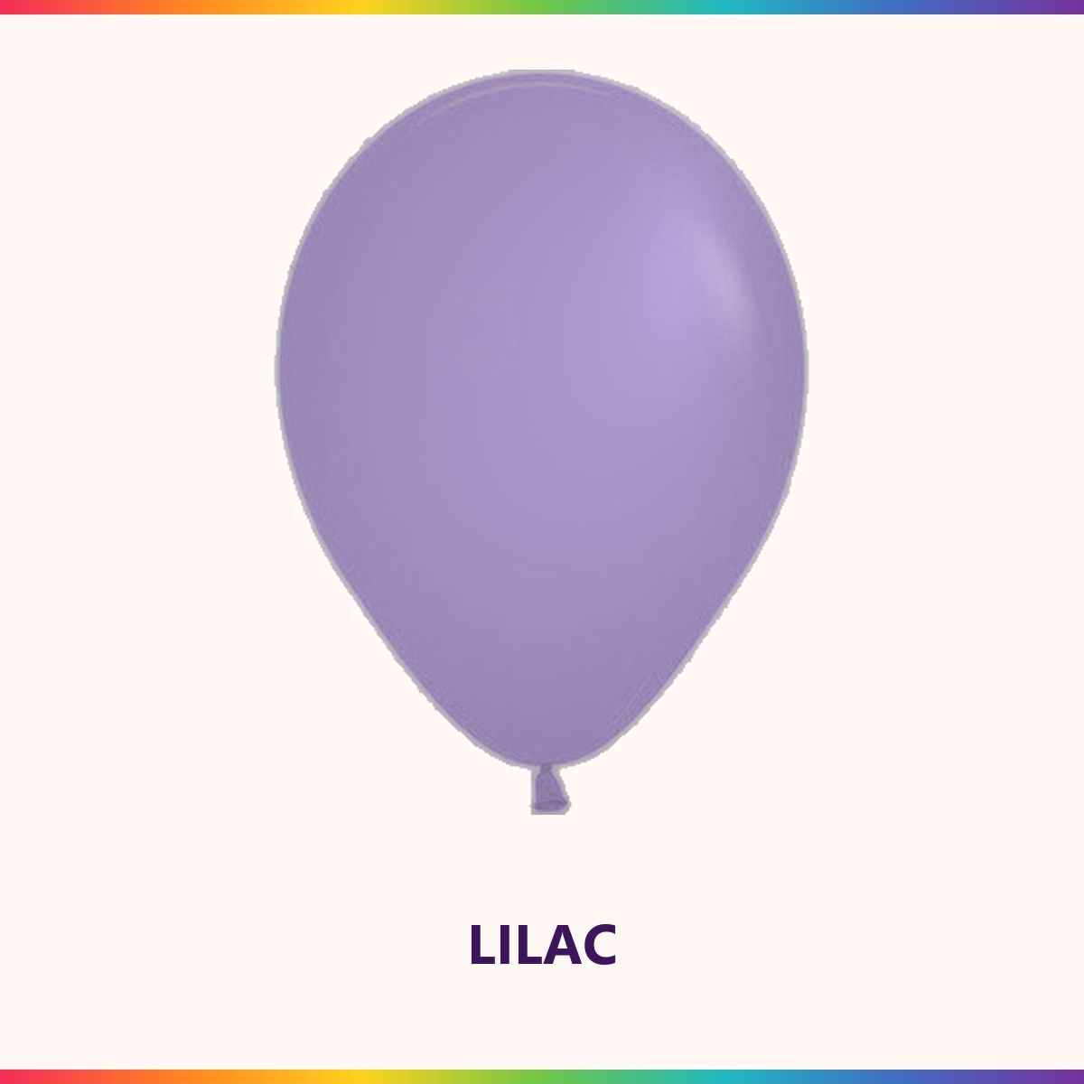 Fashion Lilac single latex balloon colour