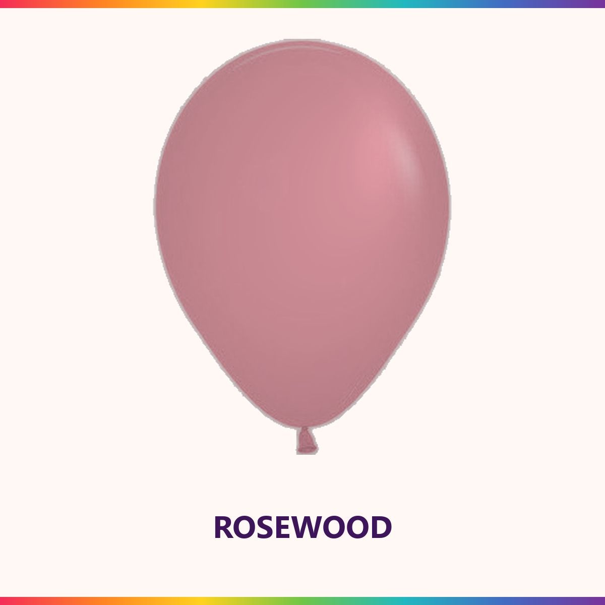 Fashion Rosewood single latex balloon colour