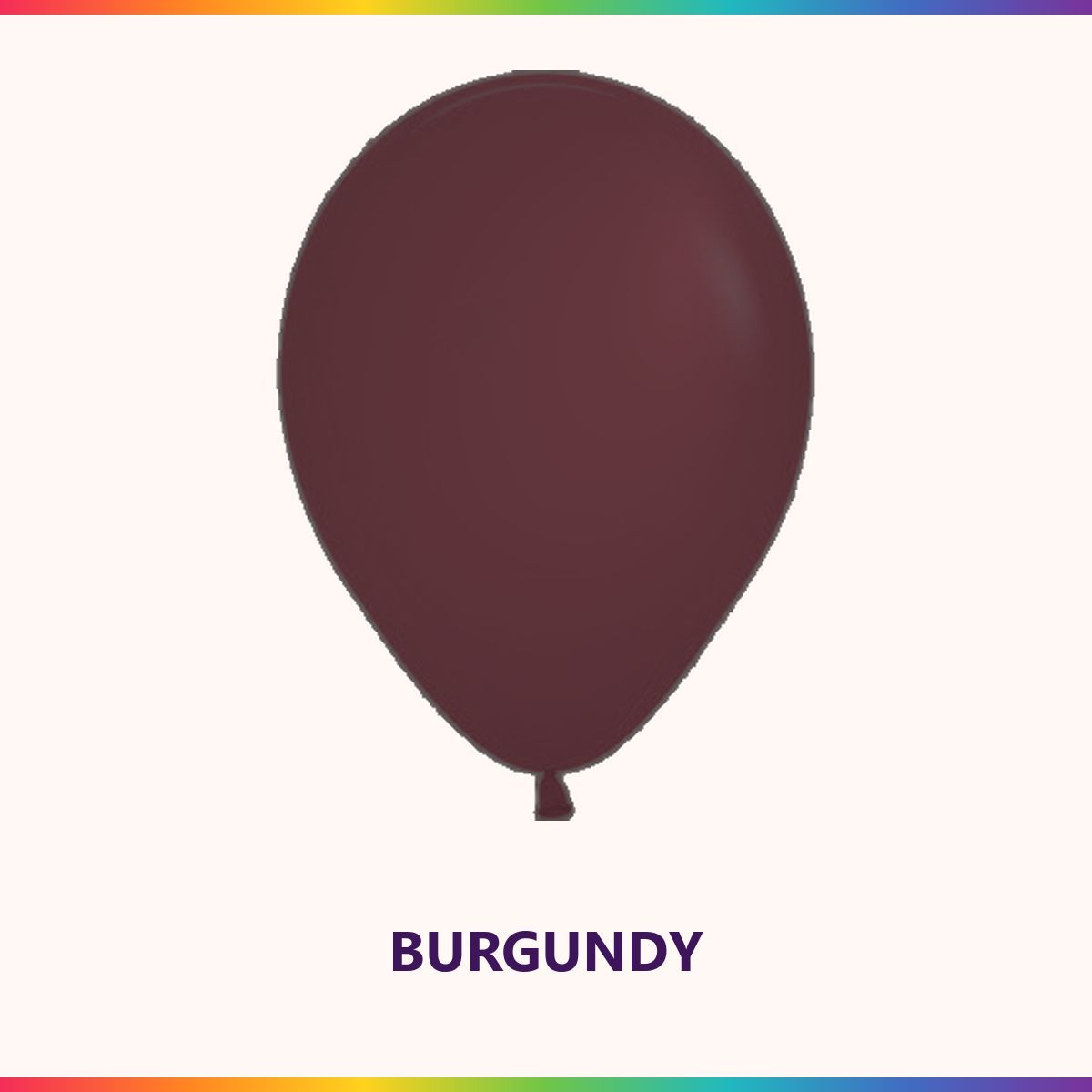 Fashion Merlot single latex balloon colour