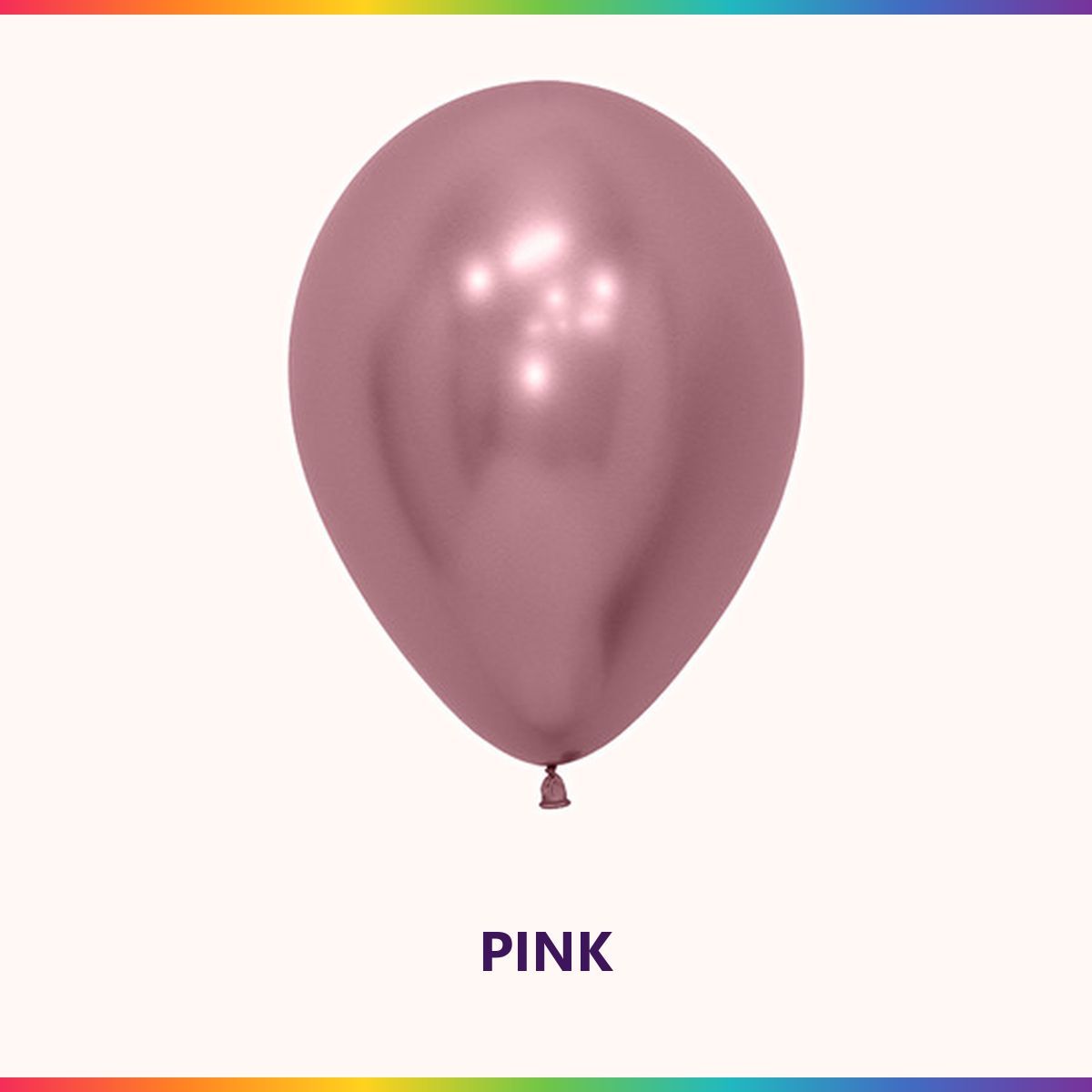 Reflex Pink single latex balloon colour