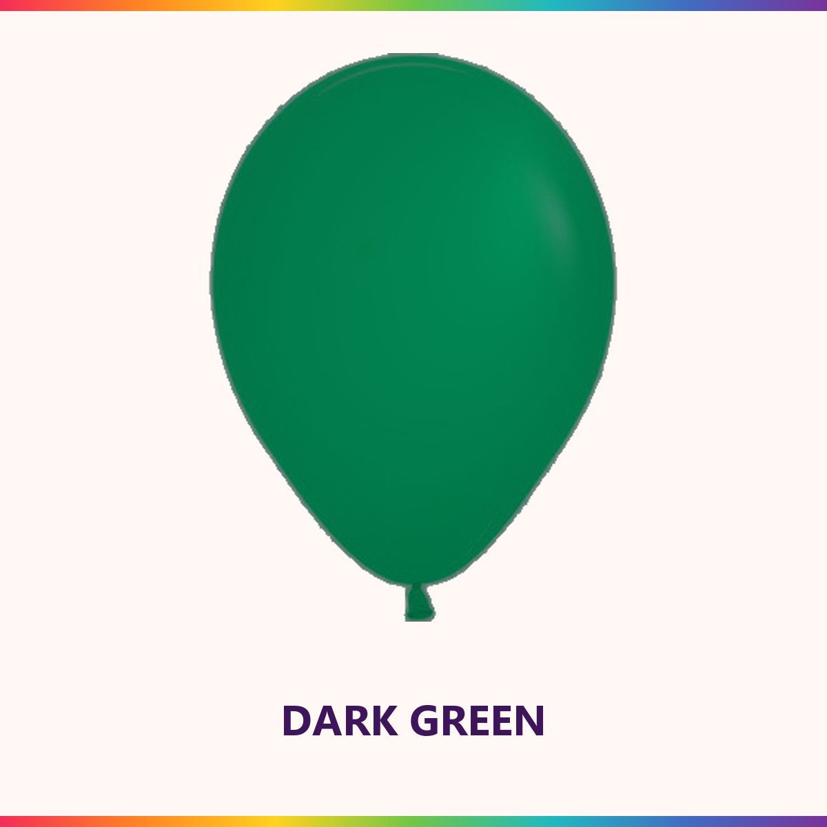 Fashion Forest Green single latex balloon colour
