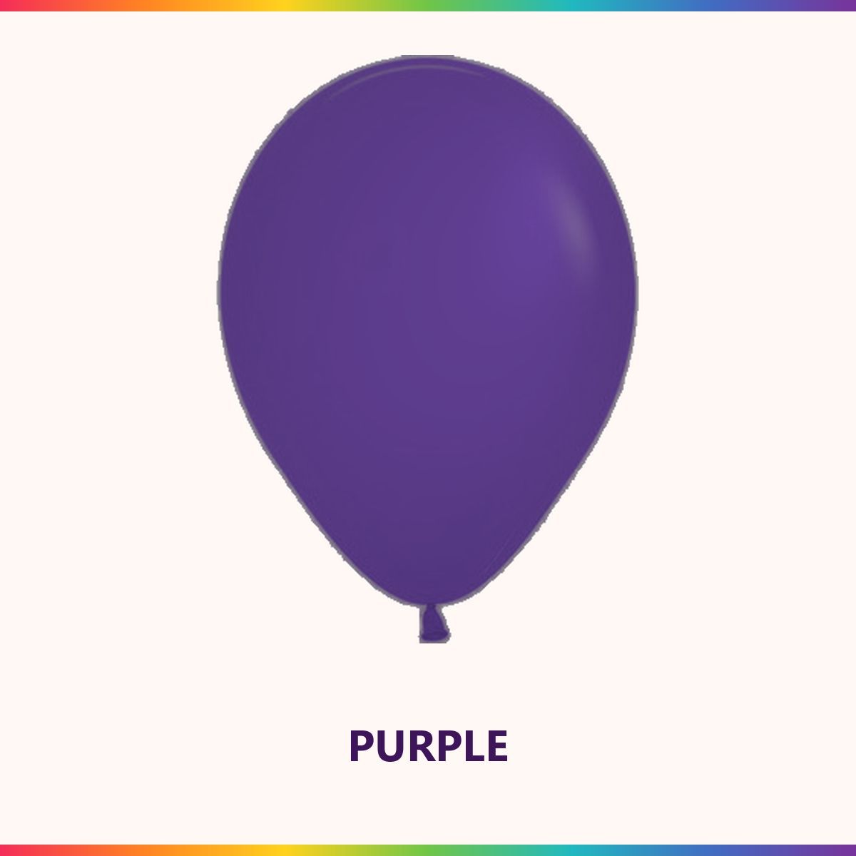 Fashion Violet single latex balloon colour