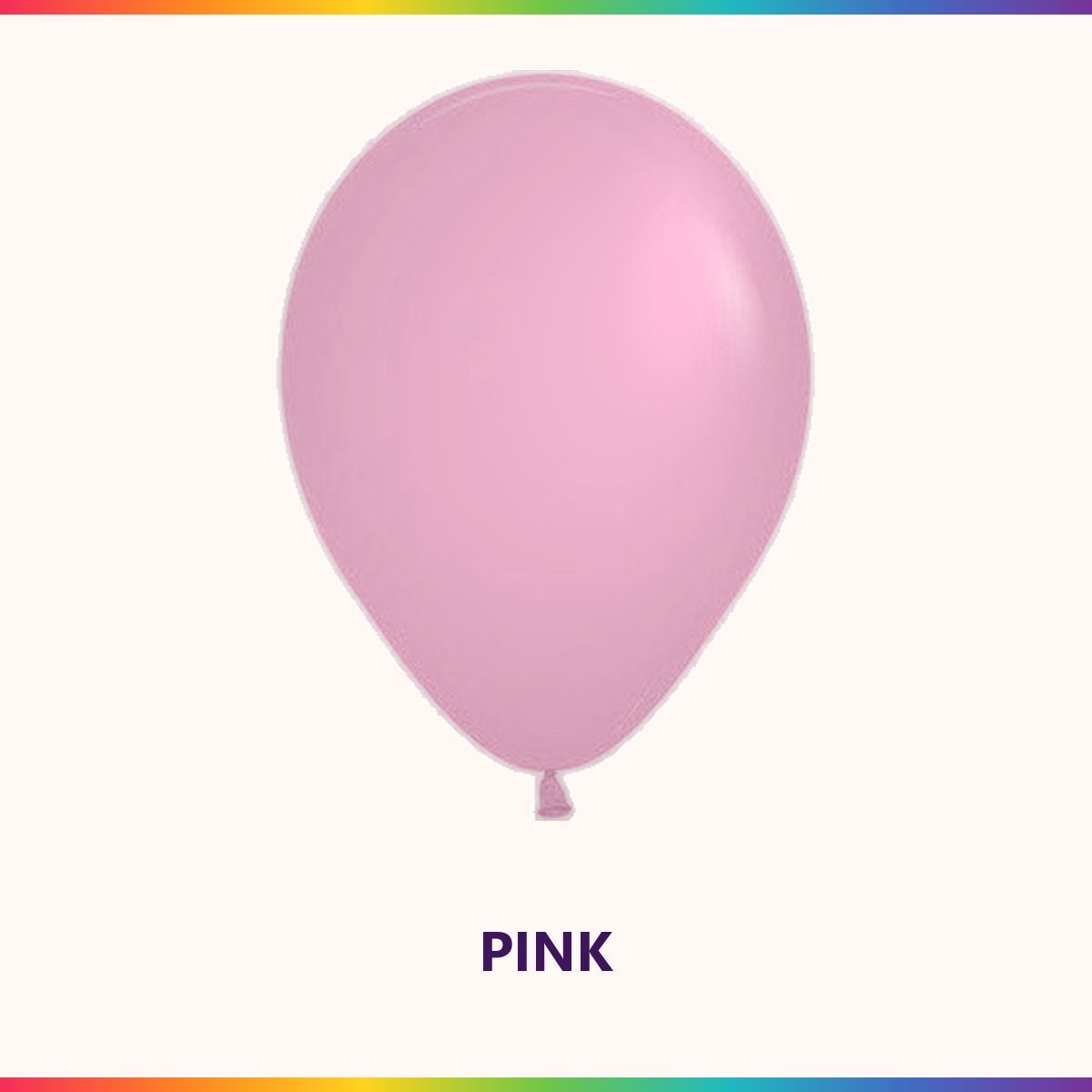 Fashion Pink single latex balloon colour