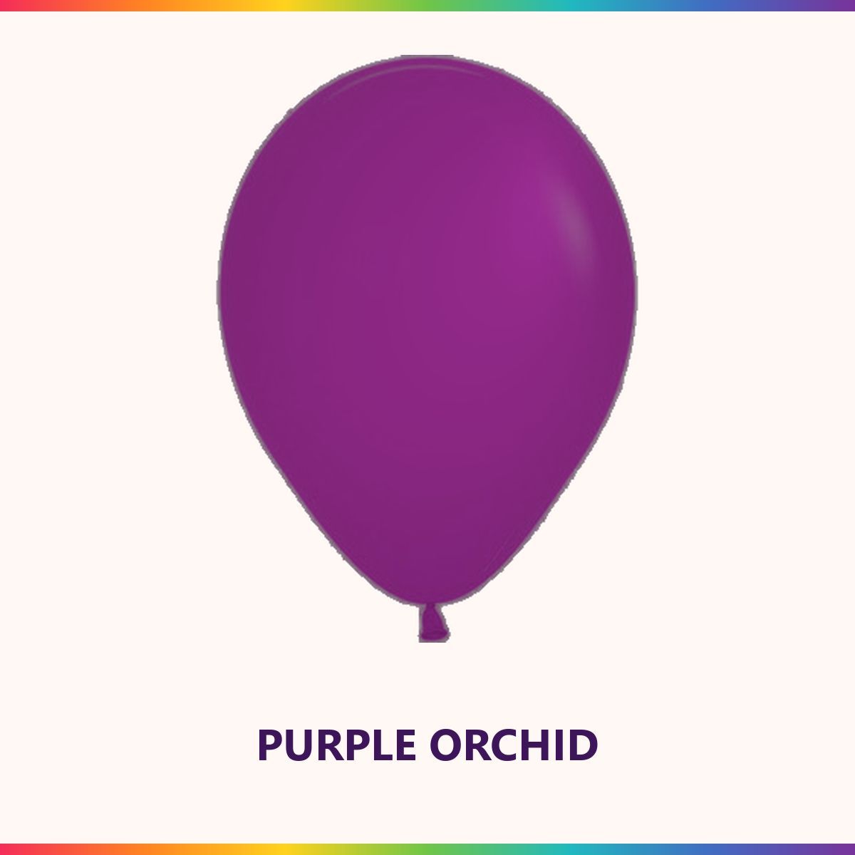 Fashion Purple Orchid single latex balloon colour