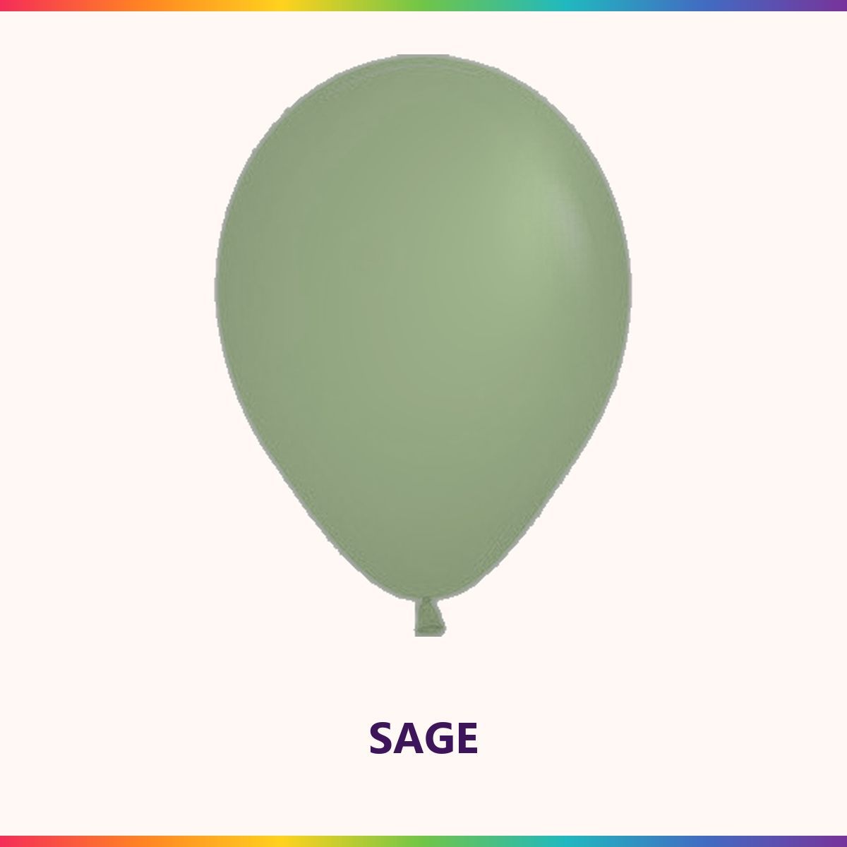 Fashion Eucalyptus single latex balloon colour