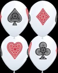 Casino - Single Latex Balloon