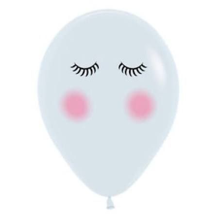 Unicorn Face - Single Latex Balloon