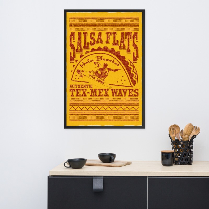 Salsa Flats // Framed Poster