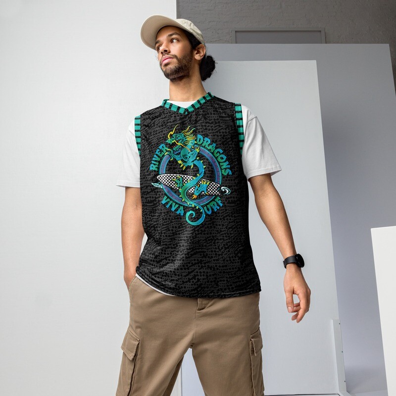 River Dragons 33B baller jersey