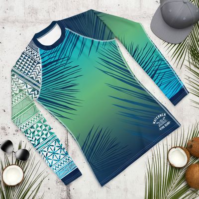 Watermen // Paradise Palms Men's Rash Guard