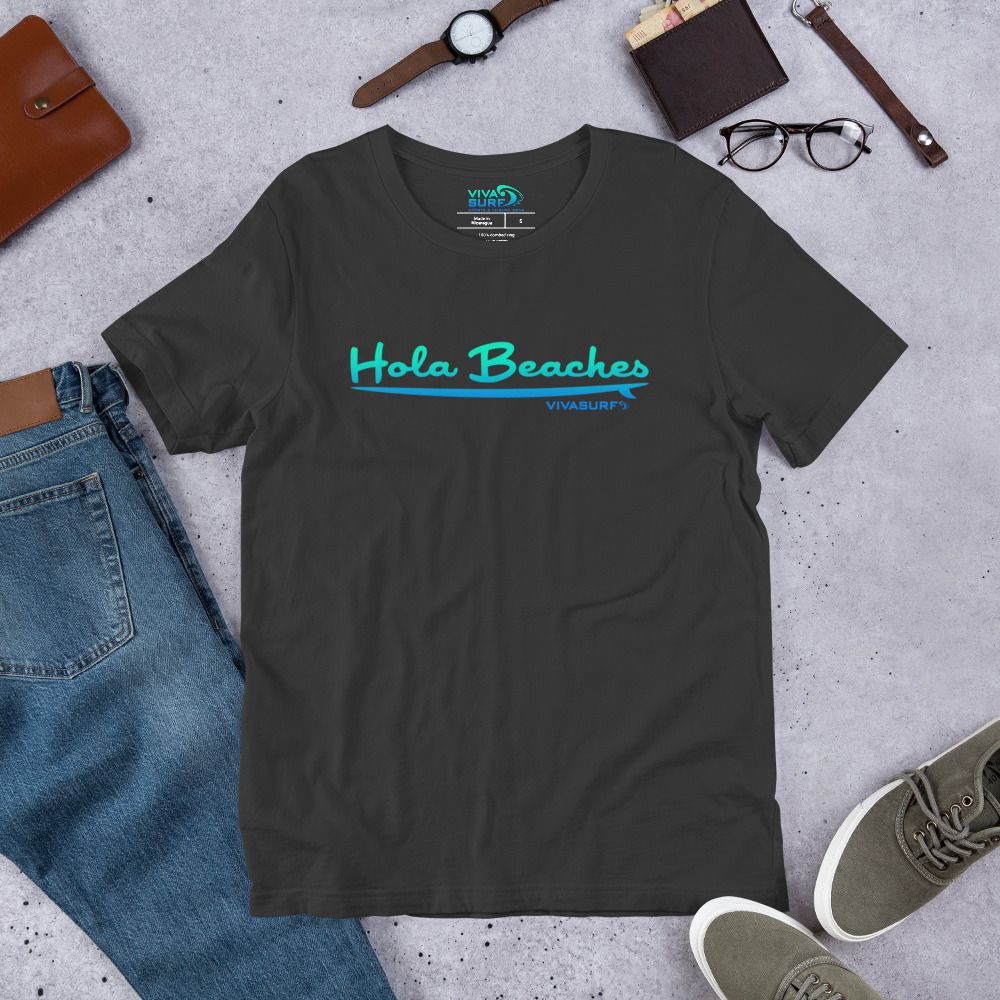 Hola Beaches // seafoam logo t-shirt