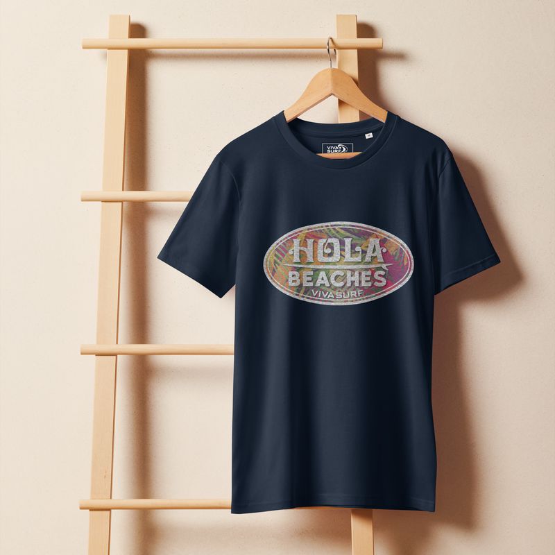 Hola Beaches // organic oval t-shirt