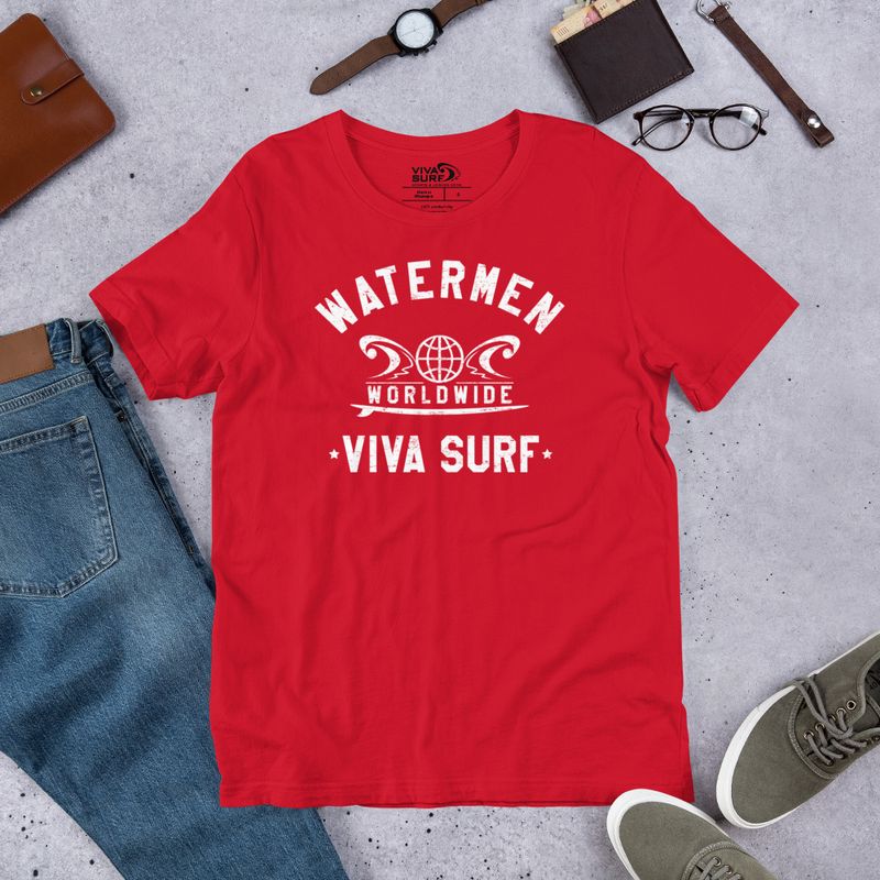 Watermen - white logo t-shirt