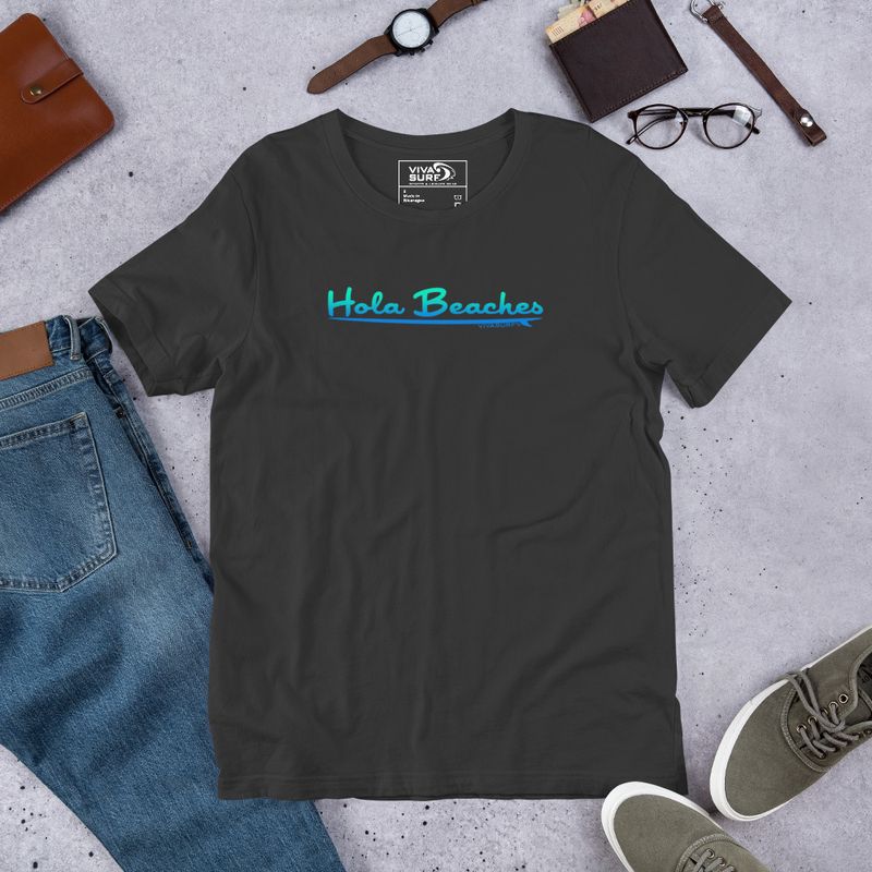 Hola Beaches // seafoam logo t-shirt