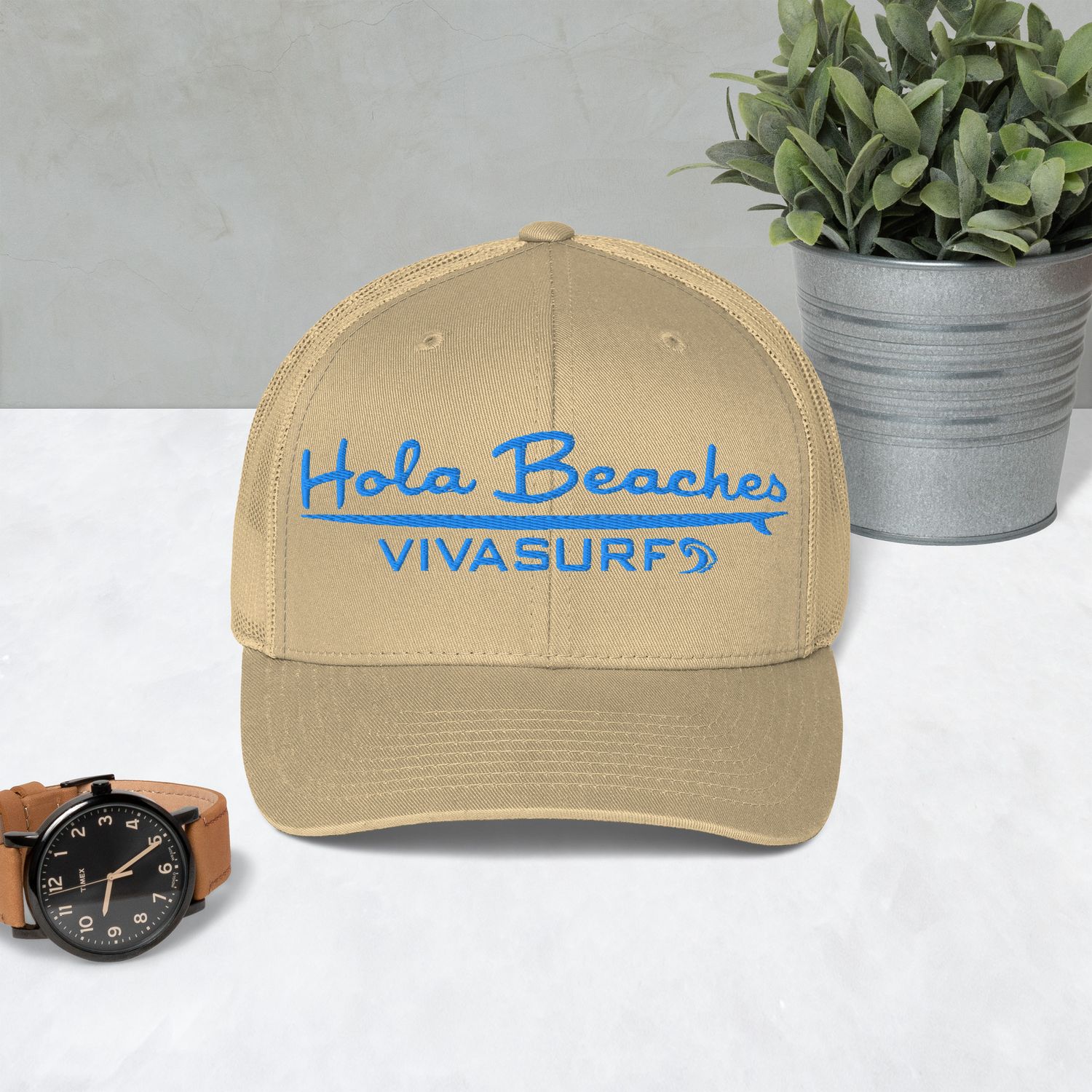 Hola Beaches Trucker Cap Hola Beaches Trucker Cap