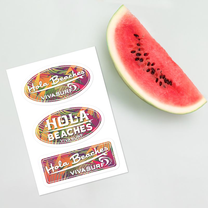Hola Beaches Sticker Pack
