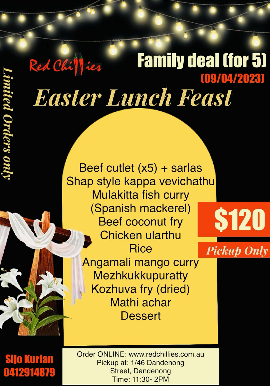 EASTER FEAST LUNCH