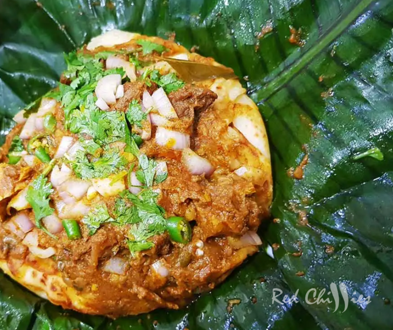 Beef kizhi parotta