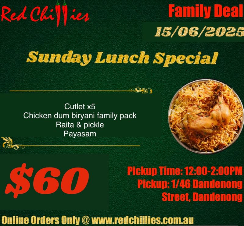 Sunday Family Pack-Biryani Deal