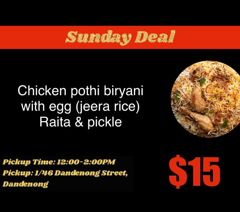 Sunday Special- Chicken Pothi Biryani