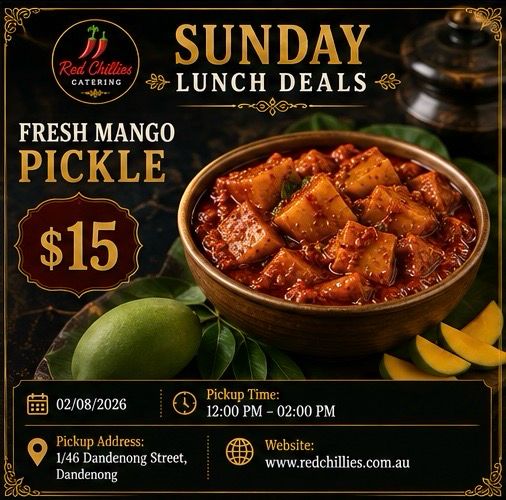 Sunday Special Fresh Mango Pickle