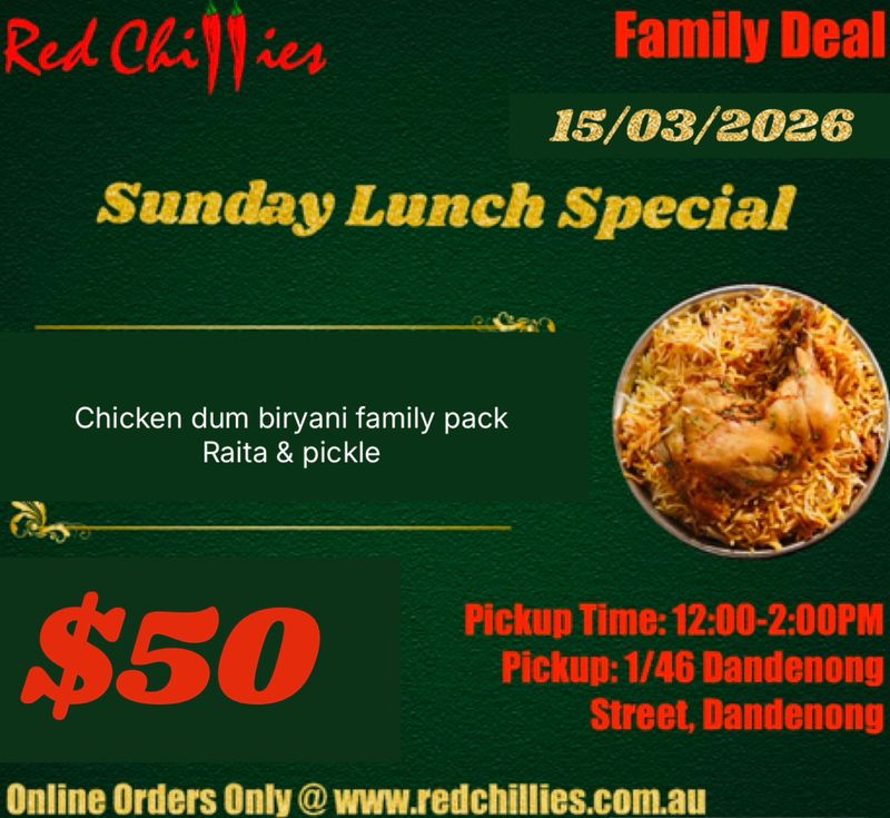 Sunday Family Pack-Biryani Deal