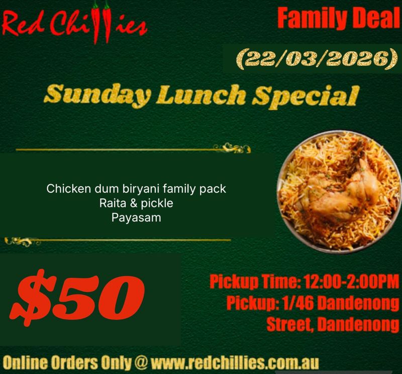 Sunday Family Pack-Biryani Deal
