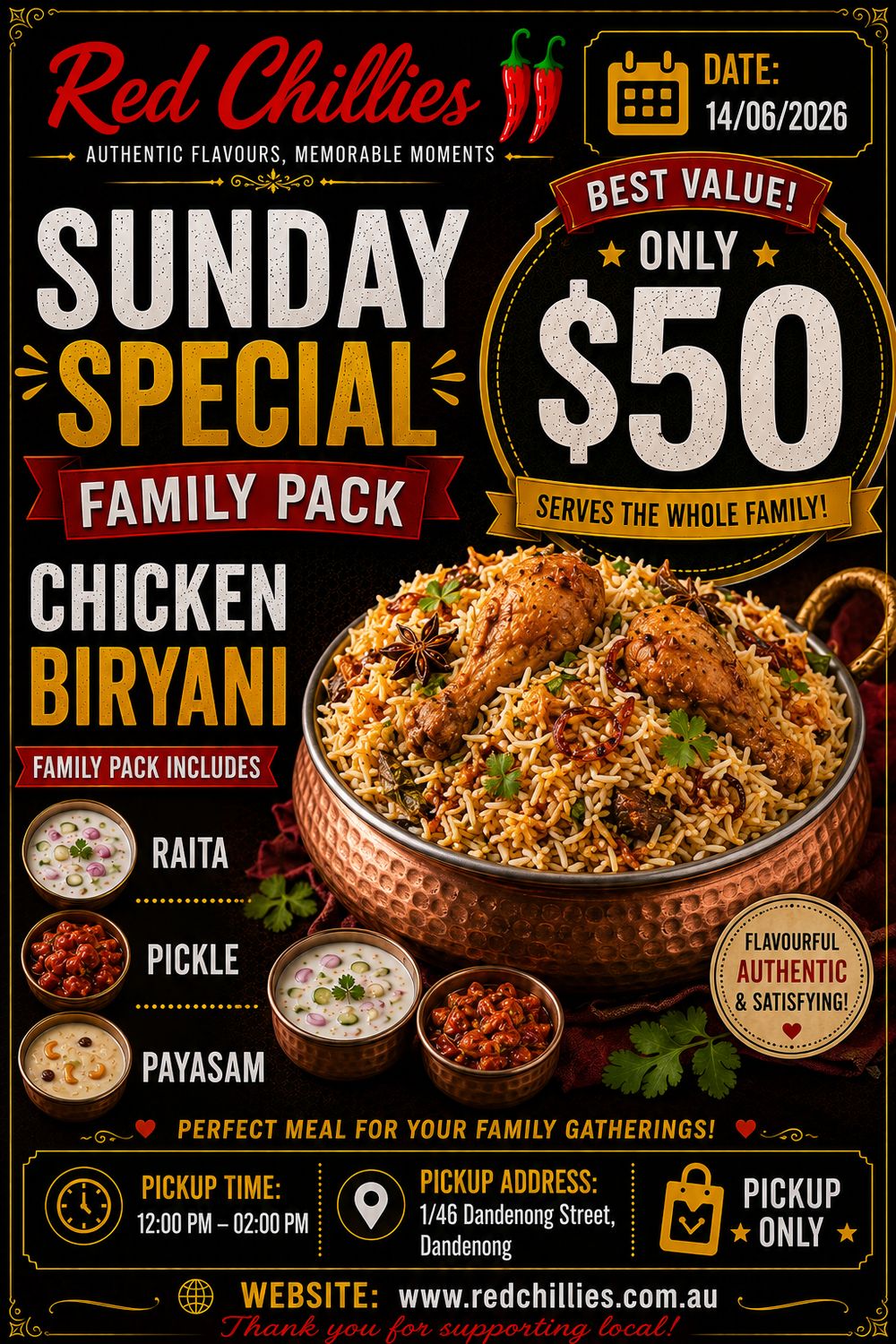 Sunday Family Pack-Biryani Deal