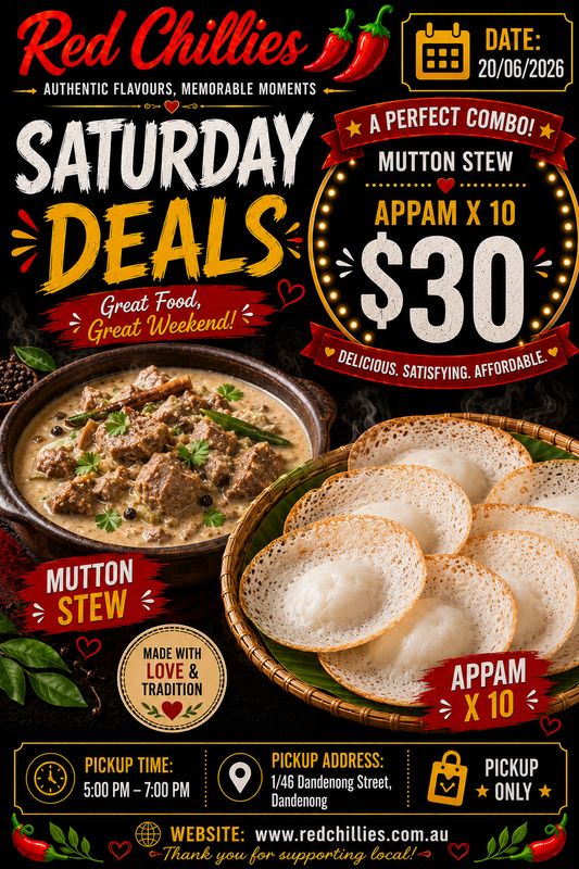 Saturday Deal- Appam