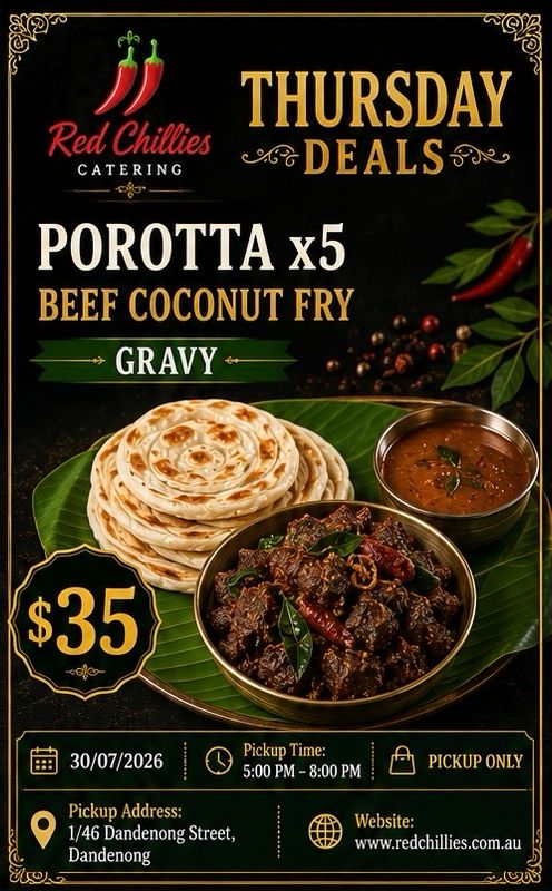 Thursday Deal Beef + Porotta