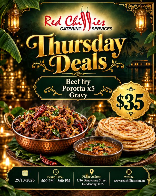 Thursday Deal Beef + Porotta