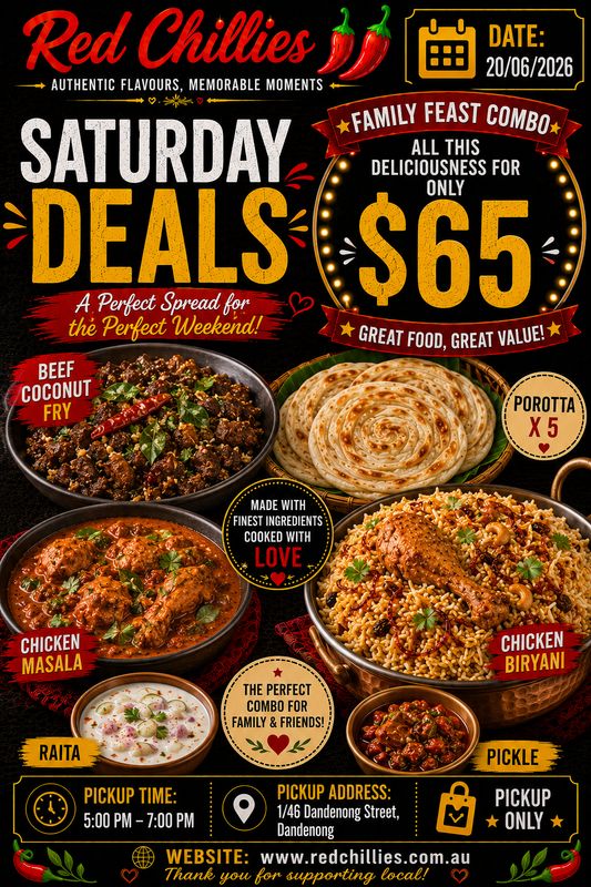 Saturday Deal Family Pack