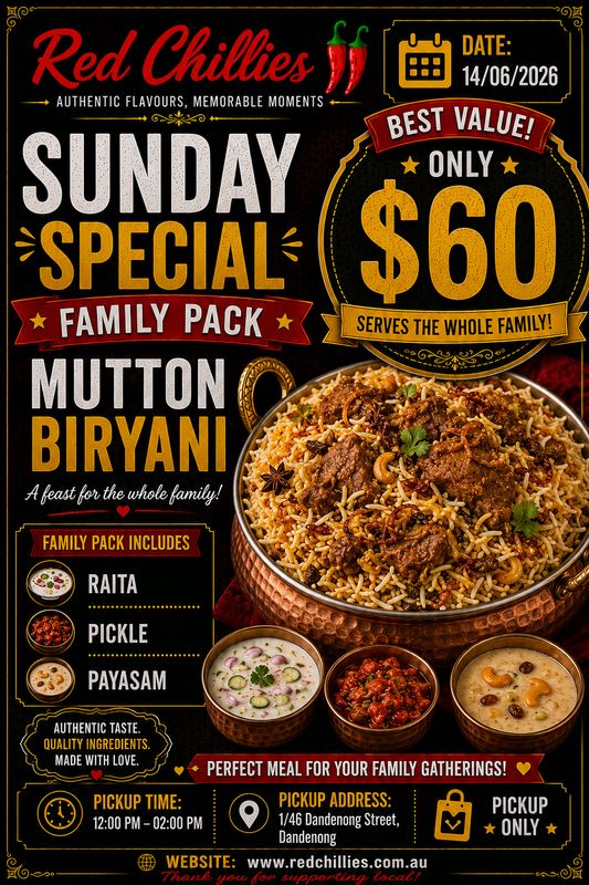 Sunday Special-Mutton Biryani