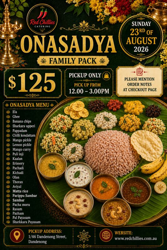 ONASADYA FAMILY PACK DEAL: 23/08/2026