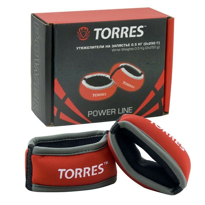Утяжелители TORRES 0.5 кг