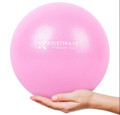 Мяч для пилатес розовый