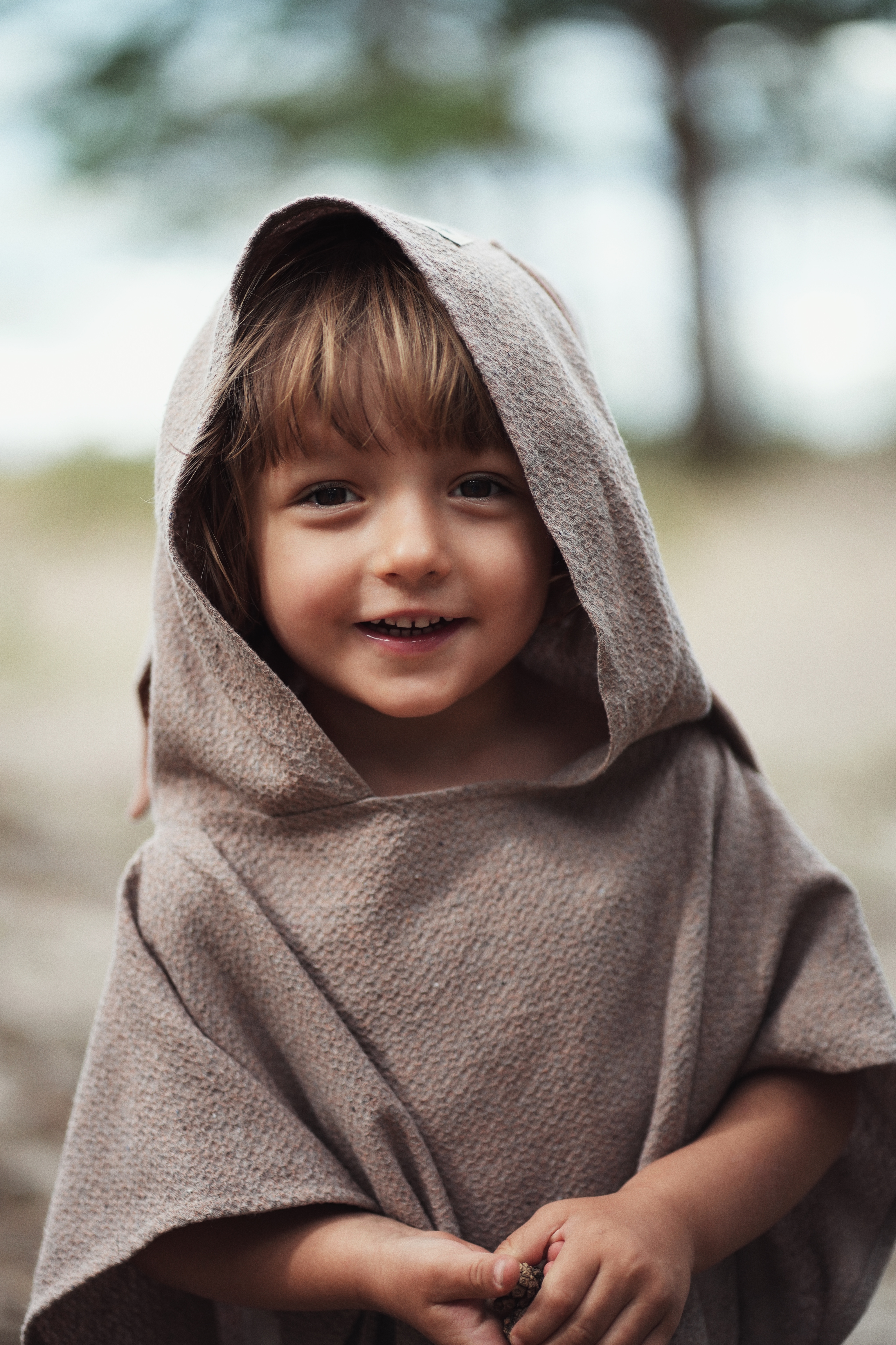Cotton Hooded Poncho Towel