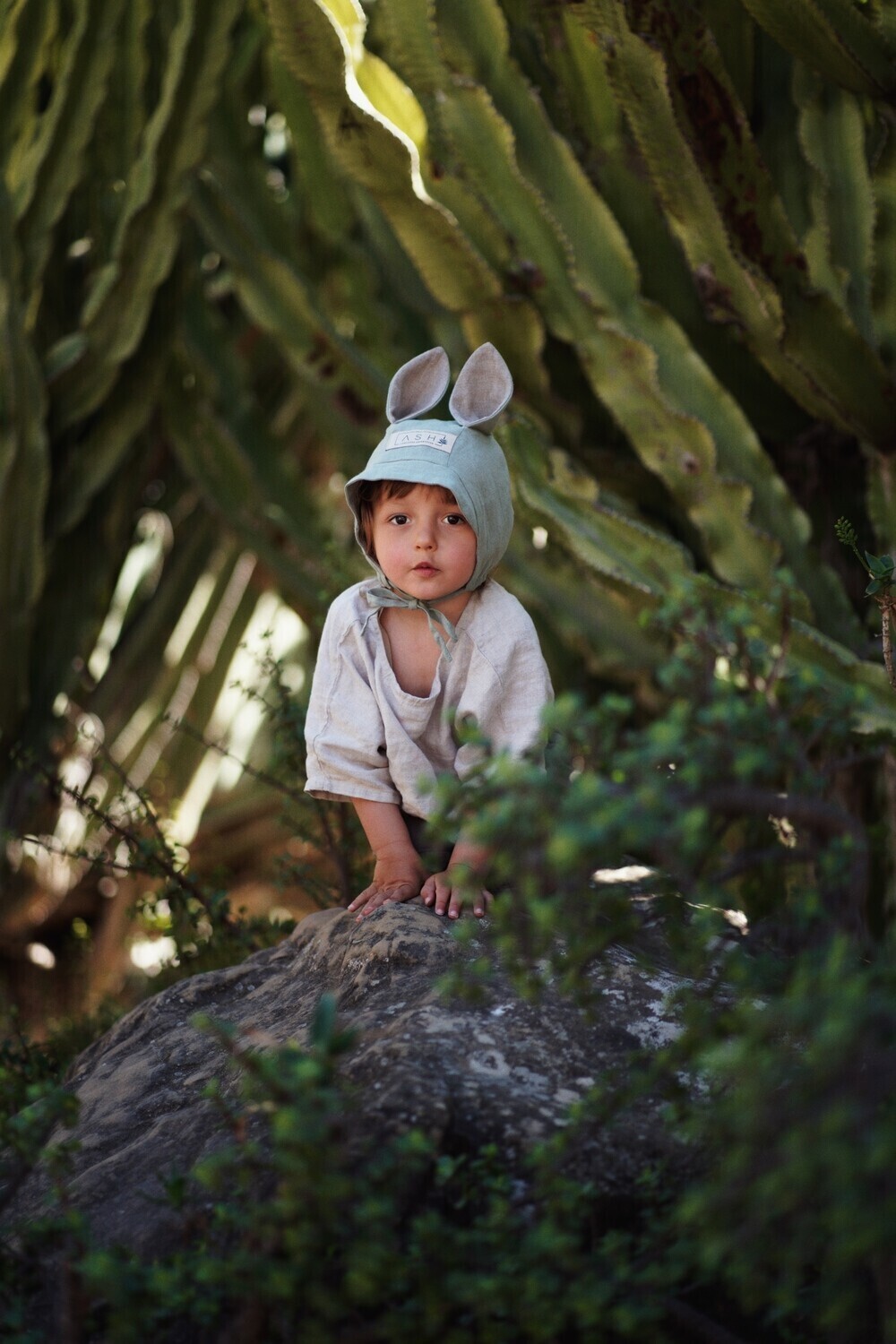 SAGE SQUIRREL BONNET