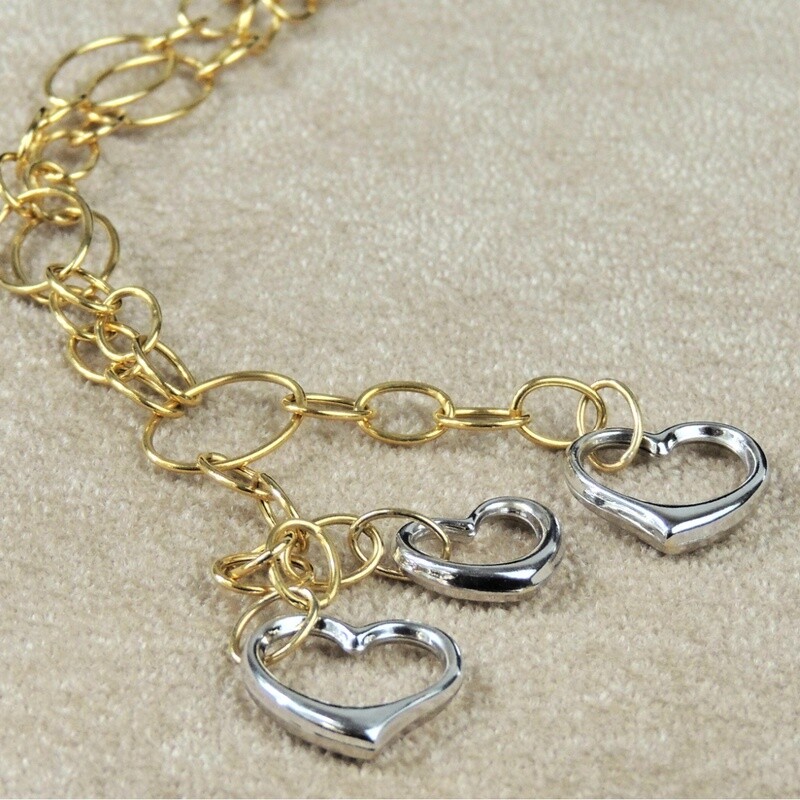 Heart Multi Chain Necklace