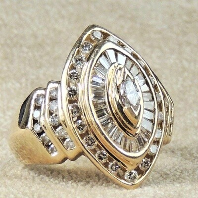 Stunning Diamond Cluster Ring