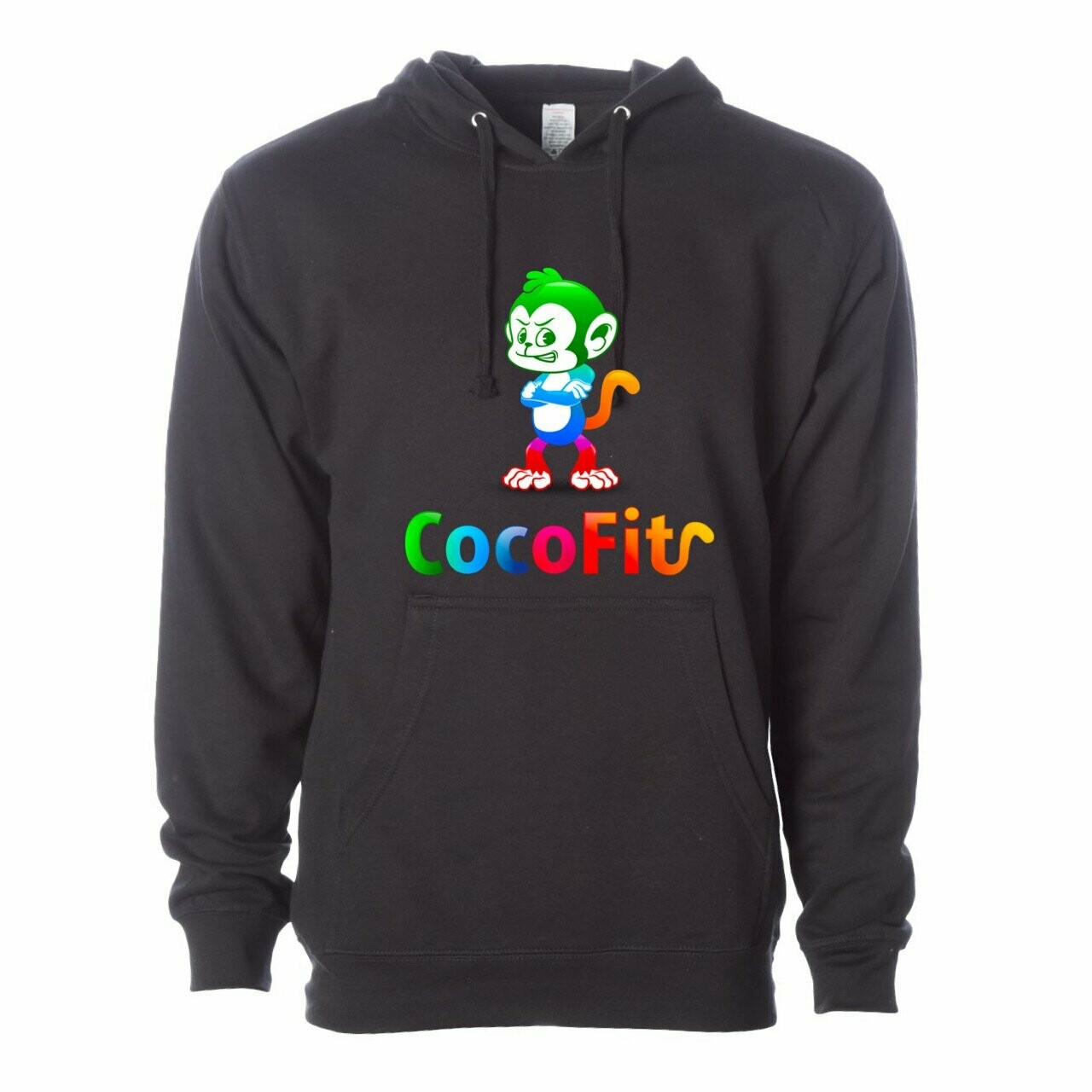 CocoFit Hoodie in Black, Size: S