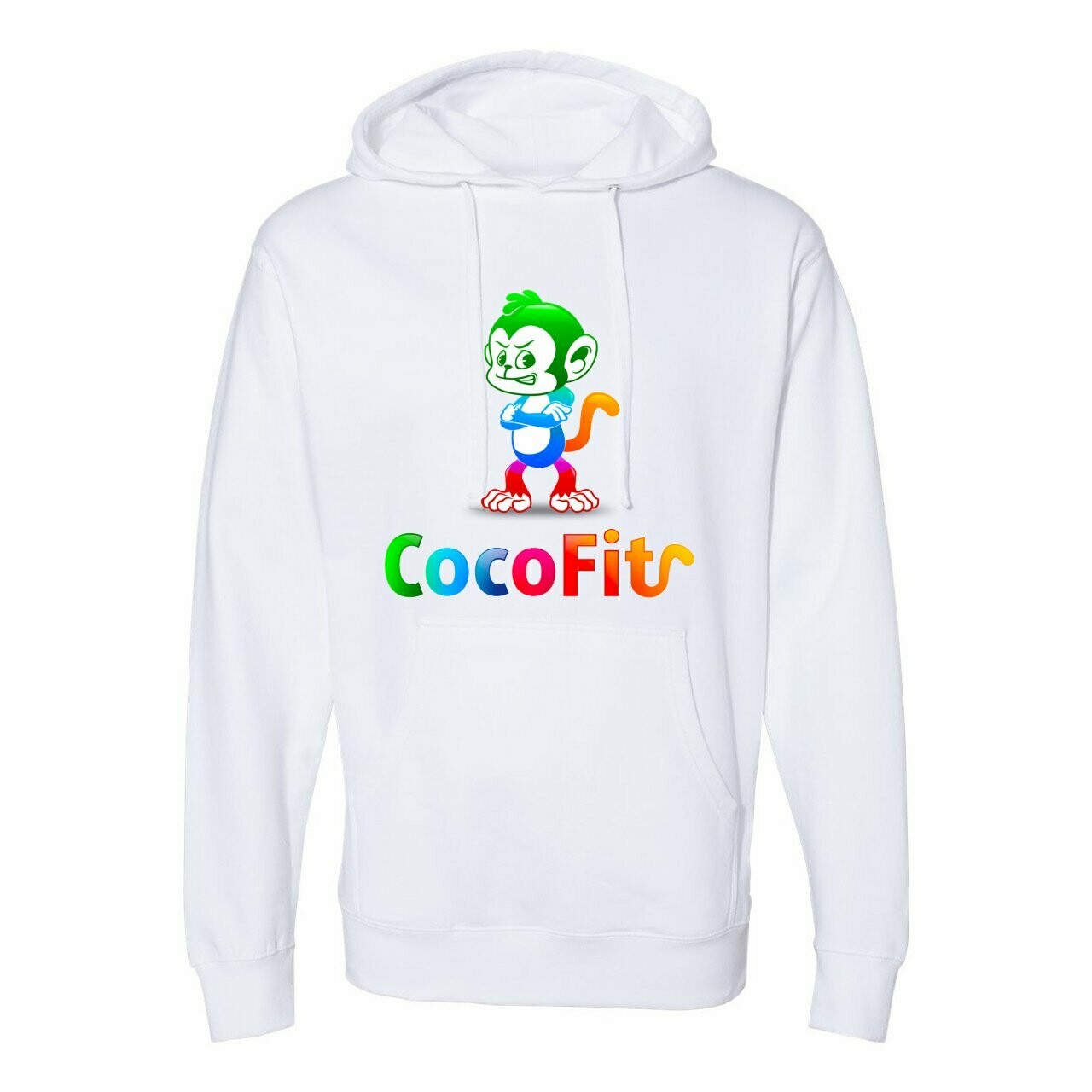 CocoFit Hoodie in White, Size: S